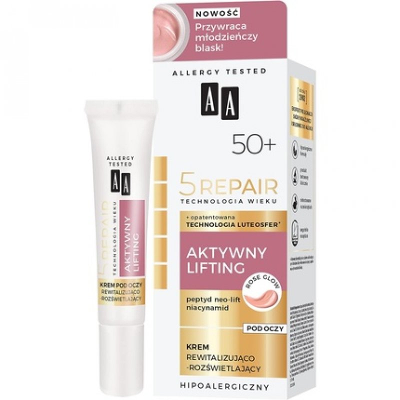 AA Alter Technology 5Repair 50 Active Lifting Eye Cream Revitalization-Brightening 15ml