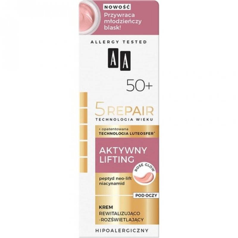 AA Alter Technology 5Repair 50 Active Lifting Eye Cream Revitalization-Brightening 15ml