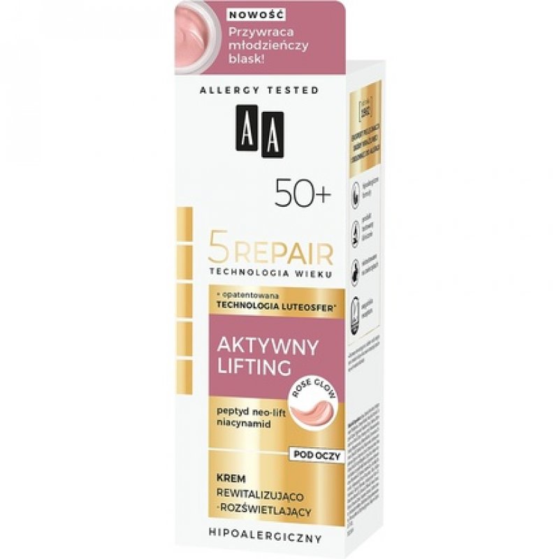 AA Alter Technology 5Repair 50 Active Lifting Eye Cream Revitalization-Brightening 15ml