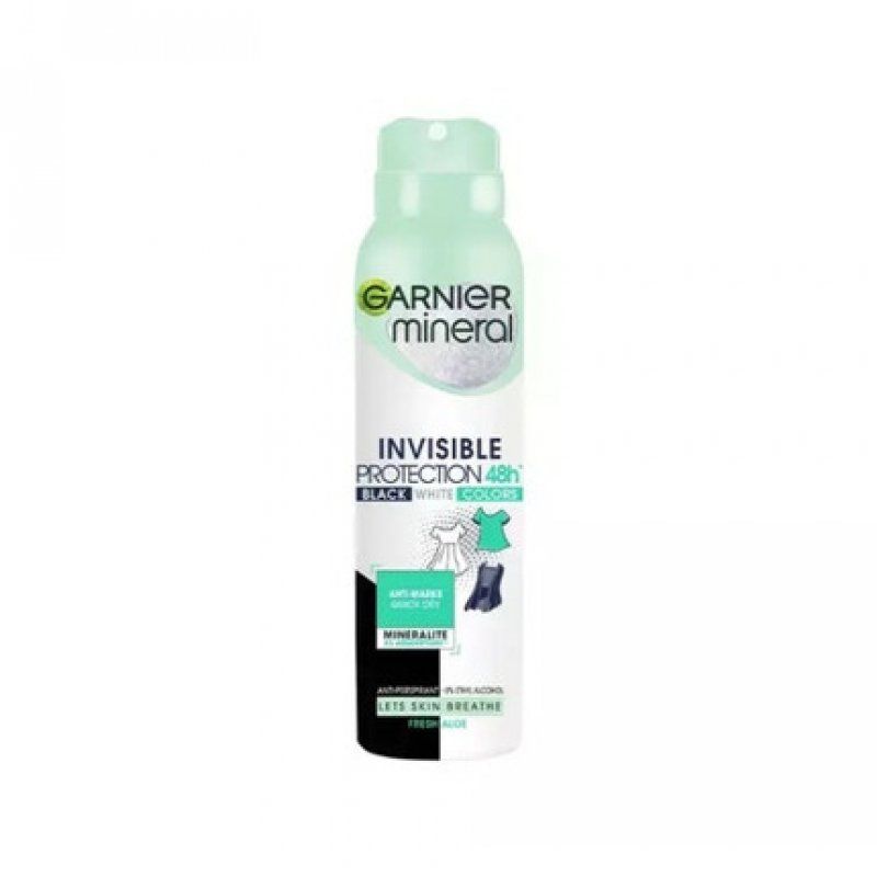 Garnier Mineral Invisible Protection 48H Fresh Aloe Antiperspirant 150ml