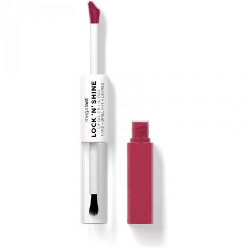 Wet n Wild Megalast Lock n' Shine Dual-Ended Lip Color and Clear Gloss Vitamin E and Jojoba Oil Enriched Formula La
