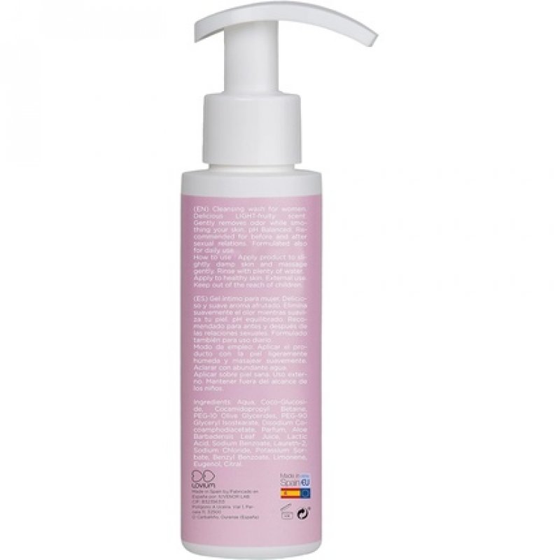 LOVIUM Intimate Gel for Women - Supports Vaginal Hygiene - Maintains Microbiota - With Aloe Vera - Moisturizing and