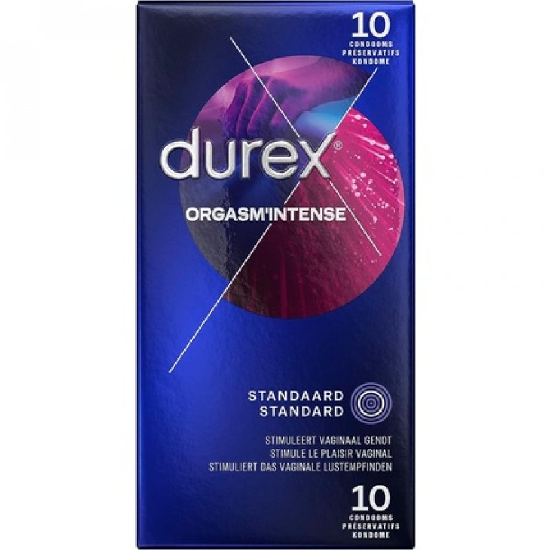 Durex Orgasm Intense Condoms 10 Count