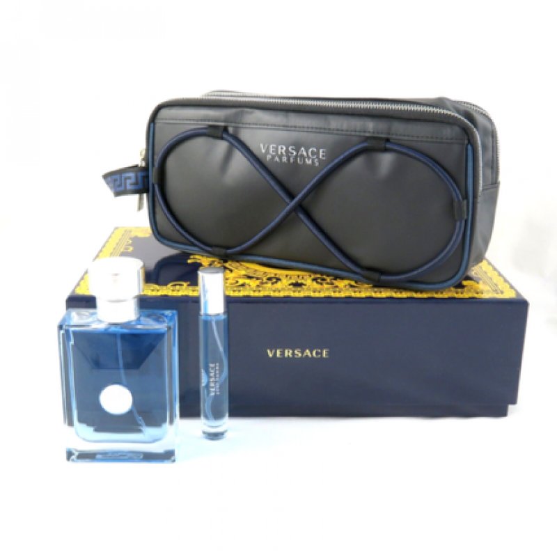 Versace Pour Homme Set 100ml EDT Spray 10ml EDT Spray with Bag
