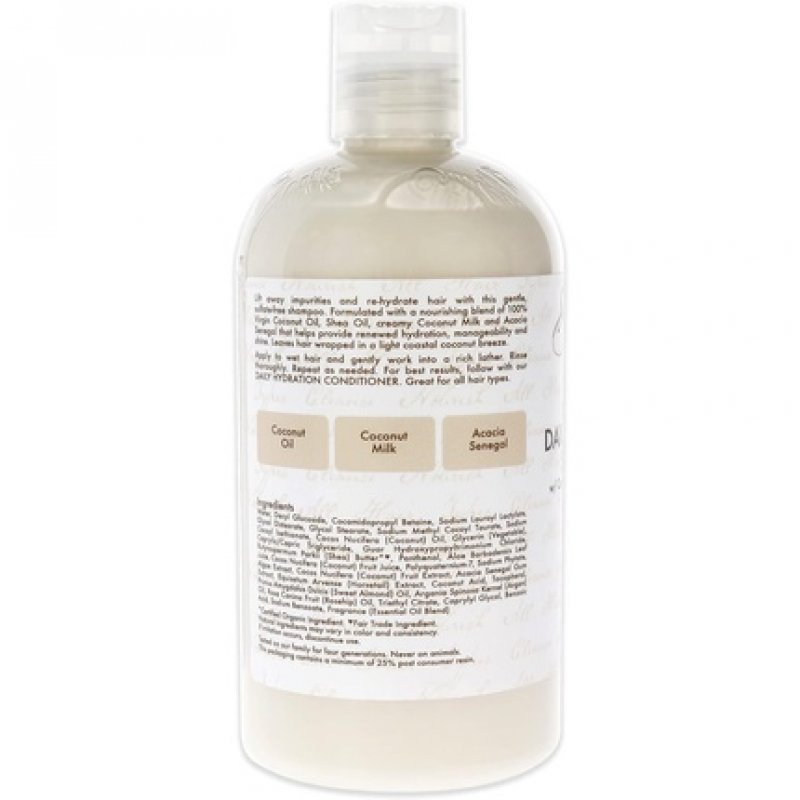 Shea Moisture 100% Virgin Coconut Oil Daily Hydrating Shampoo 384ml