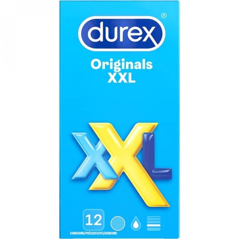 Durex Transparent Condoms XXL - Pack of 12