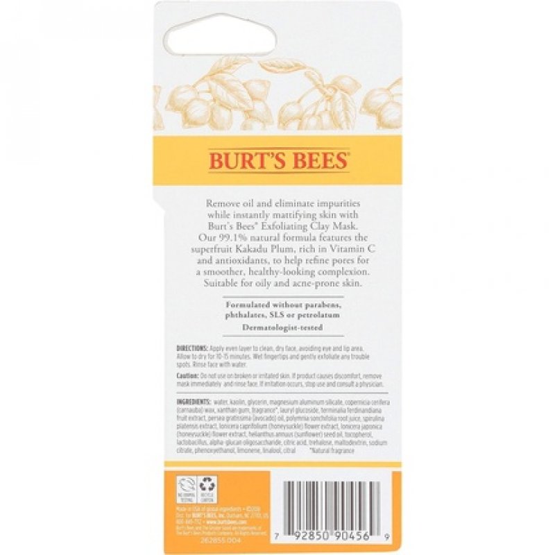 Burt's Bees Exfoliating Clay Mask 0.57 Ounce