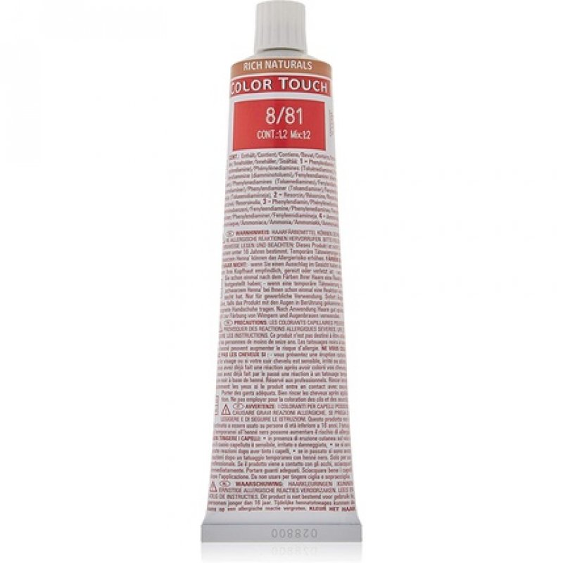 Wella Color Touch Hair Colour Light Blonde Pearl Ash 8/81 60ml