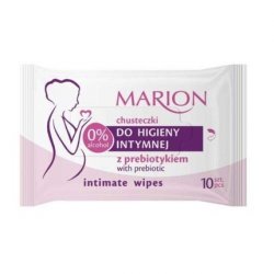 MARION Intimate Wipes Prebiotic Intimate Hygiene Wipes 10 Pieces