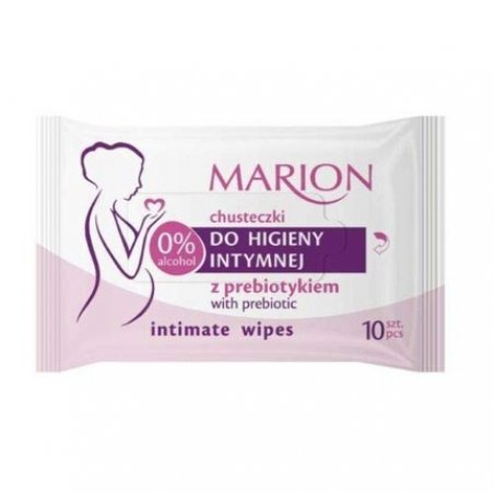 MARION Intimate Wipes Prebiotic Intimate Hygiene Wipes 10 Pieces