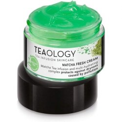 Teaology Matcha Fresh Cream 50ml Moisturizing Care Day Cream and Night Cream Natural Cosmetics Vegan