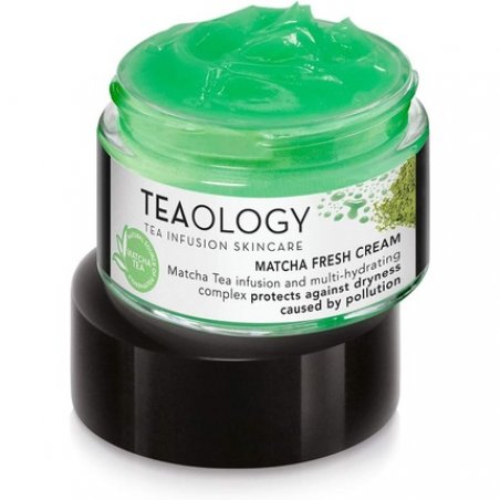 Teaology Matcha Fresh Cream 50ml Moisturizing Care Day Cream and Night Cream Natural Cosmetics Vegan