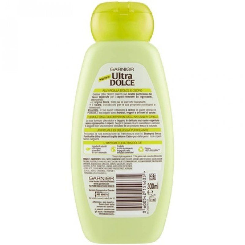 Garnier Ultra Dolce Shampoo Sweet Clay & Cedar for Oily Hair 300mL