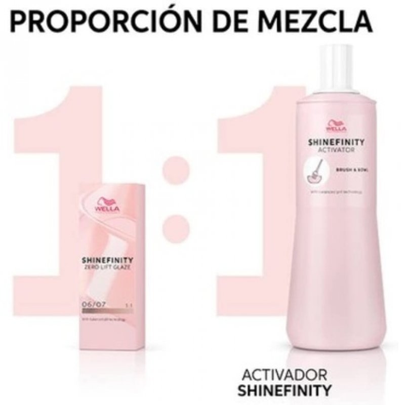 Wella Professionals Shinefinity Activator Brush & Bowl 2% 60ml