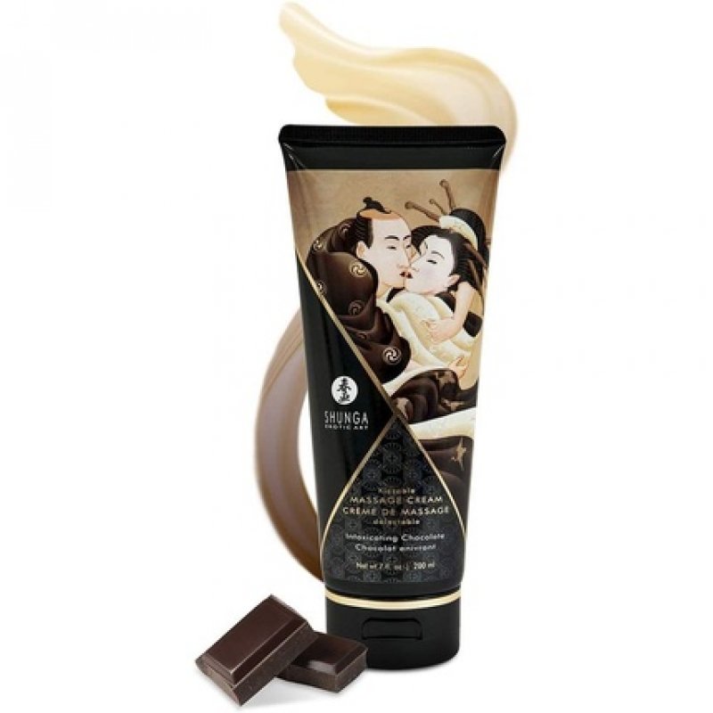 Shunga Kissable Massage Cream 200ml Brown