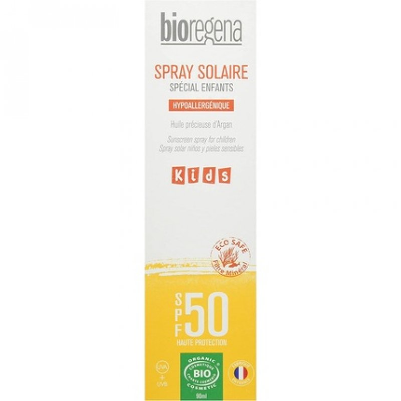 Bioregena Bio Sun Cream Protection Factor 50 for Sensitive Skin Children Over 3 Years Spray 90ml