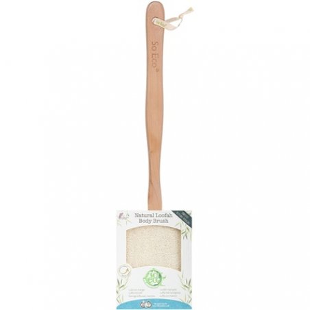 So Eco Flat Loofah With Wooden Handle