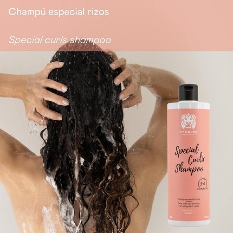Valquer Profesional Curly Hair Shampoo - Curly Girl Method. Sulfate-Free, Salt-Free, Vegan Curly Hair, Perfect Curls,