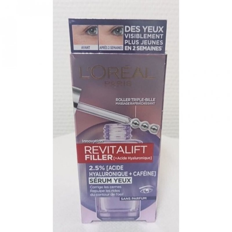 Eye Contour Serum Anti-Wrinkles and Anti-Dark Circles with Hyaluronic Acid