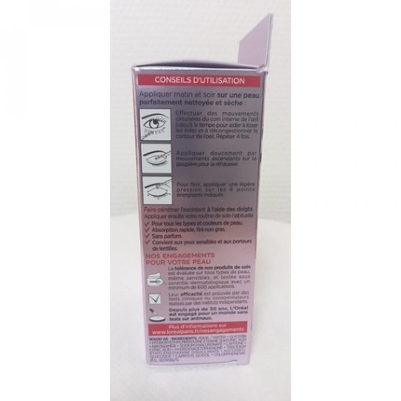 Eye Contour Serum Anti-Wrinkles and Anti-Dark Circles with Hyaluronic Acid