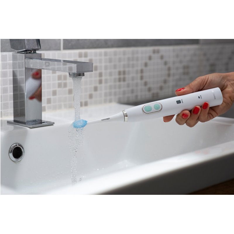 Concept ZK4040 brosse à dents électrique Adulte Brosse à dents à ultrasons Blanc