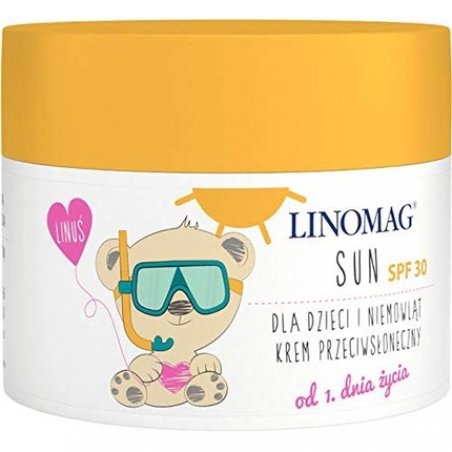 LINOMAG Sun Water-Resistant Cream 50ml - Effective Protection Against UVA and UVB Radiation