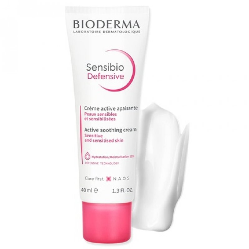 Bioderma Sensibio Defensive Active Soothing Cream for Dry Skin 40ml