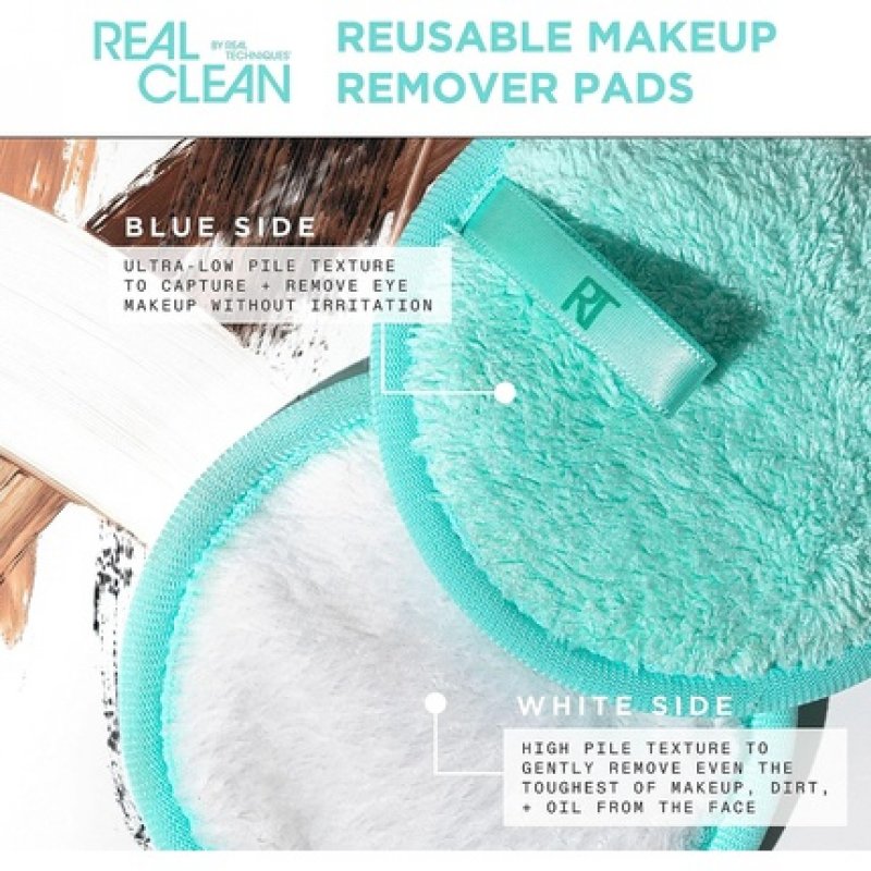 Real Techniques Dual Sided Reusable Makeup Remover Pads
