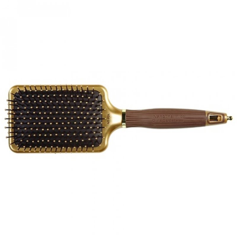 Olivia Garden NanoThermic Hairbrush Paddle Brush 13 Rows