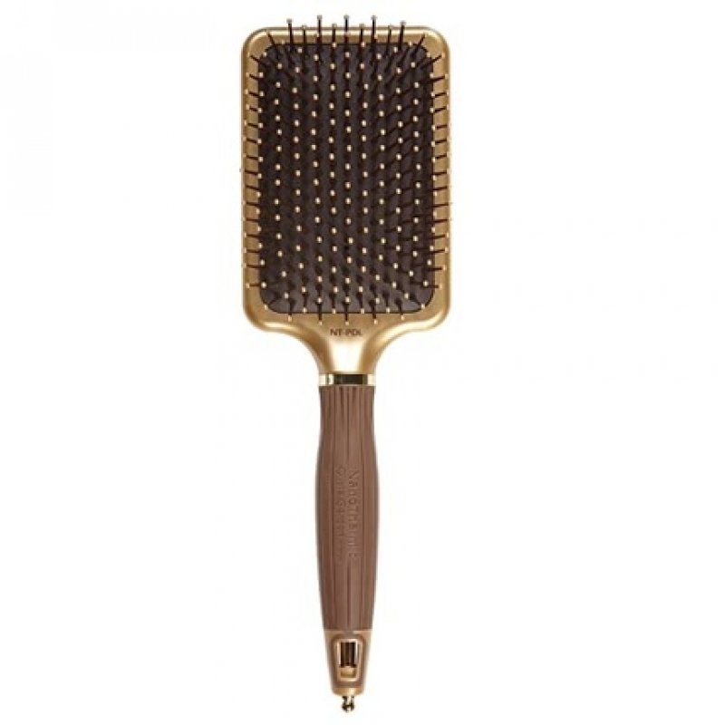 Olivia Garden NanoThermic Hairbrush Paddle Brush 13 Rows