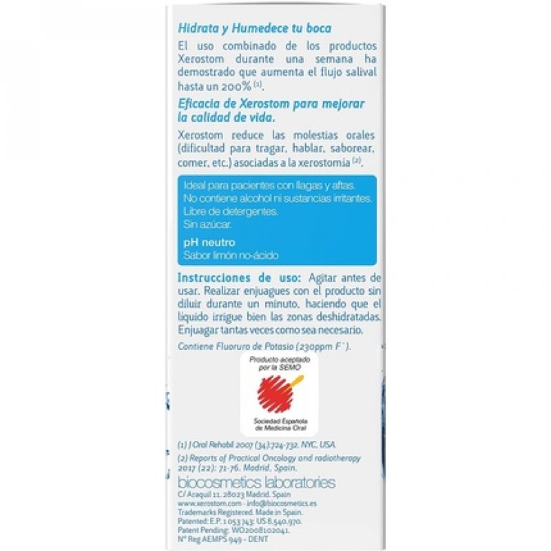 Xerostom Colutorio 250ml Dry Mouth