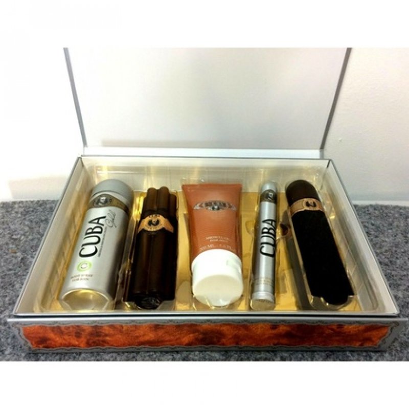 Cuba Gold Eau de Toilette 35ml and 100ml After Shave Shower Gel Body Spray