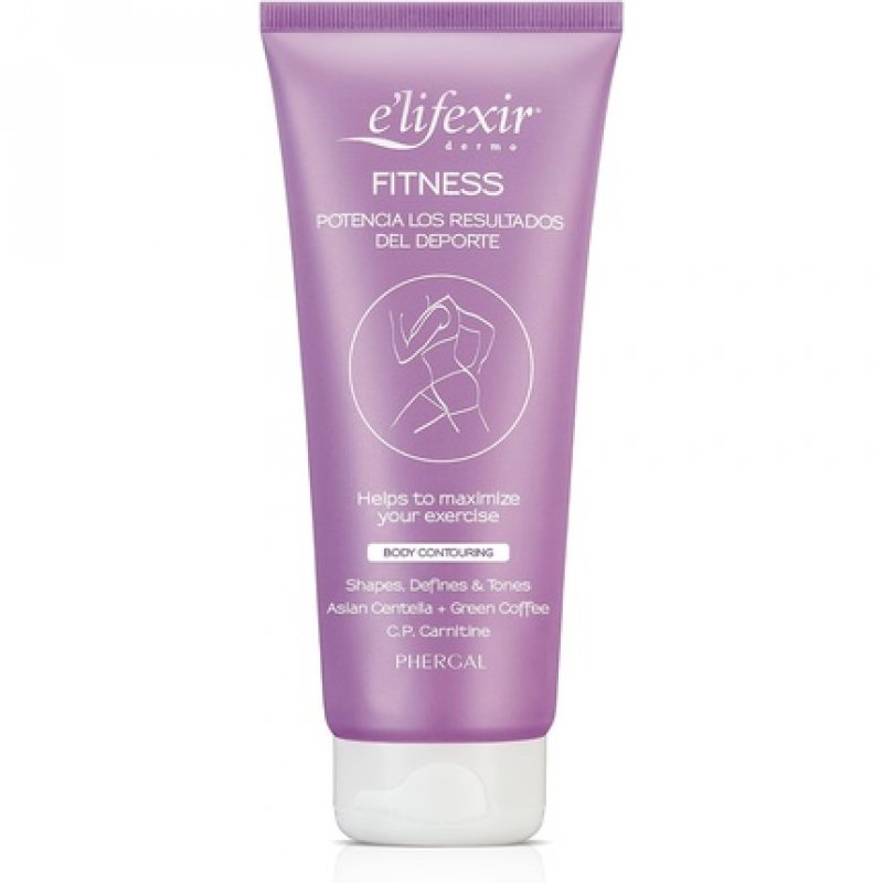 Elifexir Fitness Fat Burning, Firming and Anti-Cellulite Cream with Green Coffee and C.P Carnitine 200ml