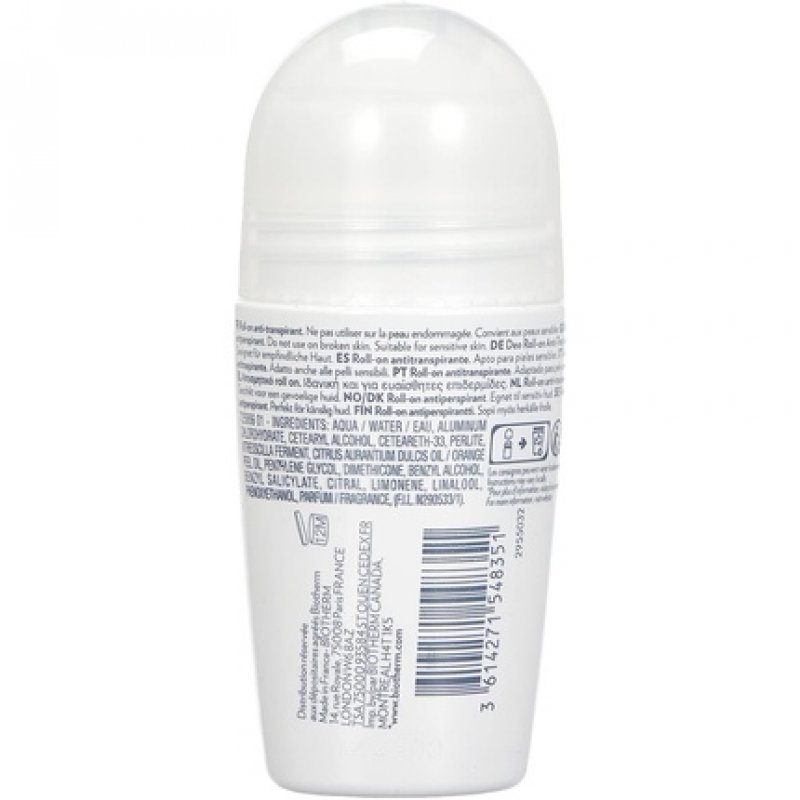 Biotherm Lait Corporel The Deodorant Roll-On 75ml