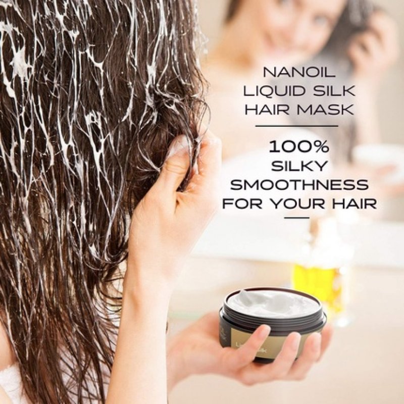 Nanoil Hair Mask with Liquid Silk 300ml - Regeneration Smoothness Health and Shine