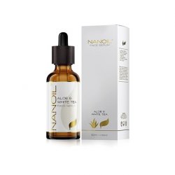 Nanoil Aloe & White Tea Face Serum 50ml - Nourishing, Revitalizing, Age-Defying Face Serum