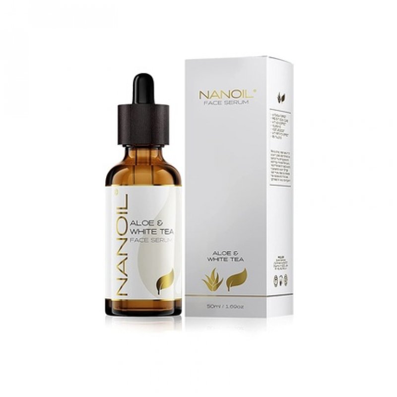Nanoil Aloe & White Tea Face Serum 50ml - Nourishing, Revitalizing, Age-Defying Face Serum