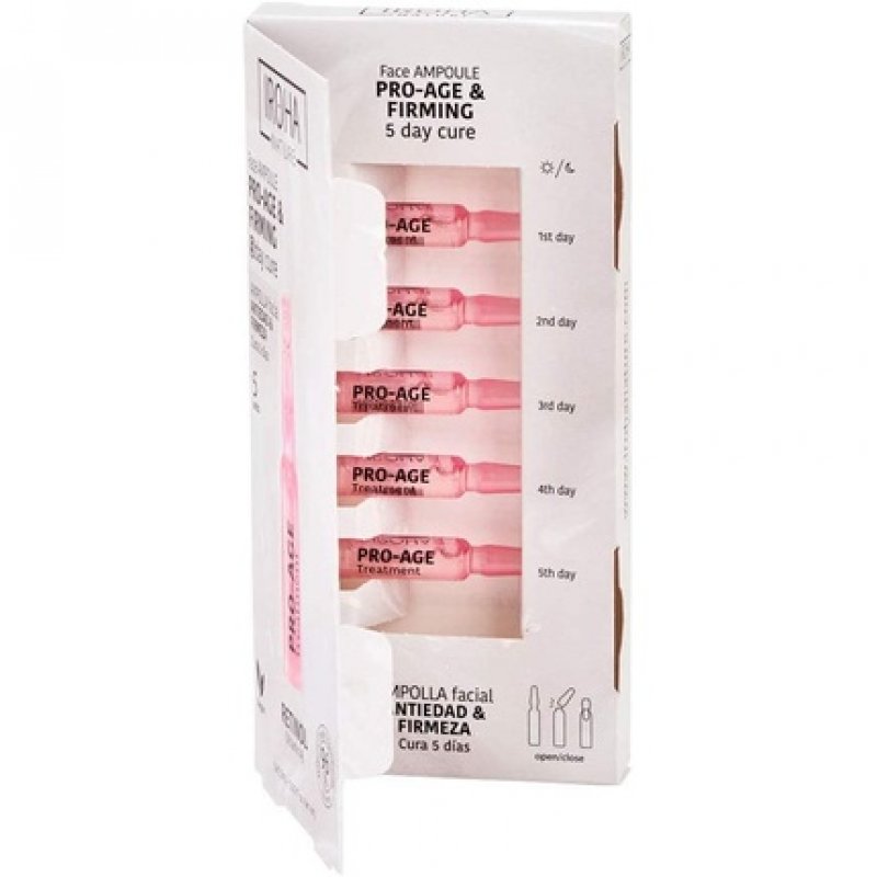 Iroha Nature Facial Ampoules Anti-Aging with Retinol Daily Treatment 5 Units 1.5ml - Pack of 5