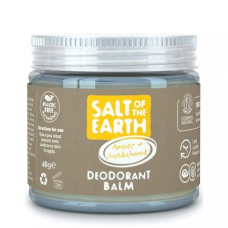 Salt of the Earth Natural Deodorant Balm Amber and Sandalwood 60g