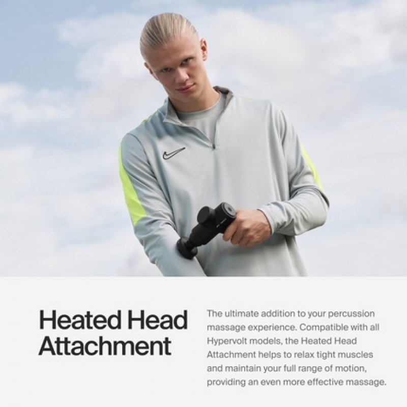 Hypervolt Heated Head Attachment Compatible with All Hypervolt Models - Relax and Loosen Sore and Tight Muscles - FSA