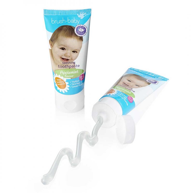Brush-Baby Teething Toothpaste Stage 2 Applemint Flavour 50ml