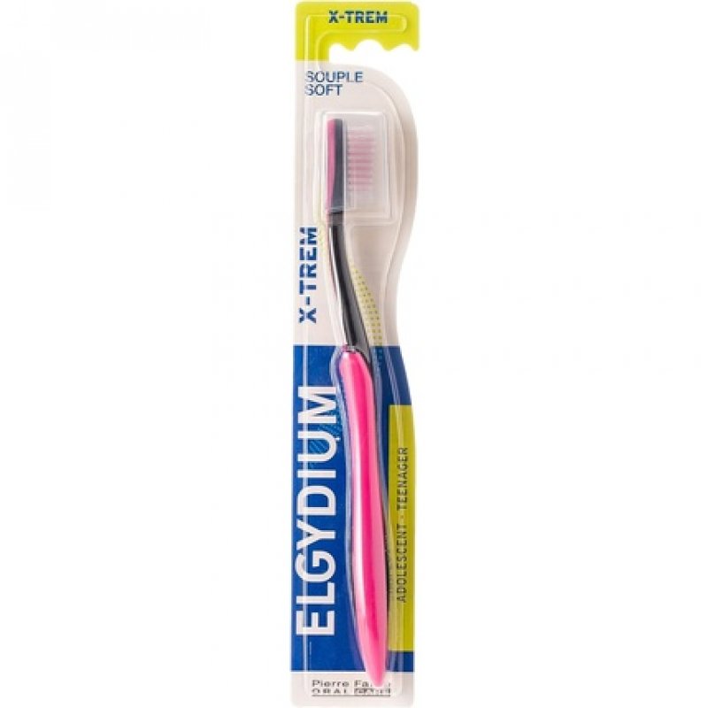Elgydium X-TREM Teenage Soft Toothbrush Green