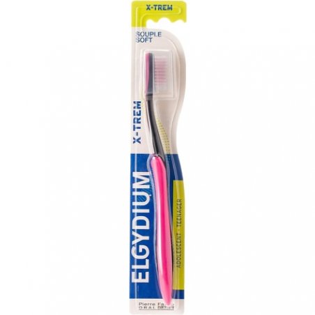 Elgydium X-TREM Teenage Soft Toothbrush Green