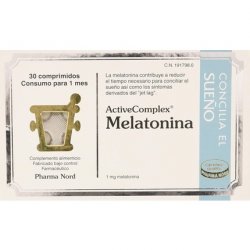 Pharma Nord Active Complexx Melatonin 30comp 1000 G Pack Of 1 X 1 Piece