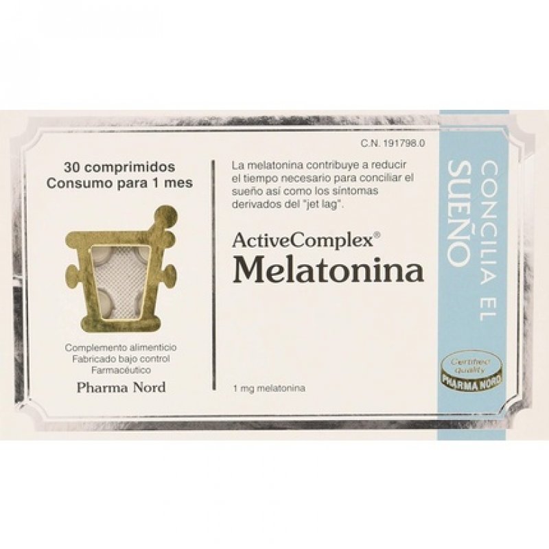 Pharma Nord Active Complexx Melatonin 30comp 1000 G Pack Of 1 X 1 Piece