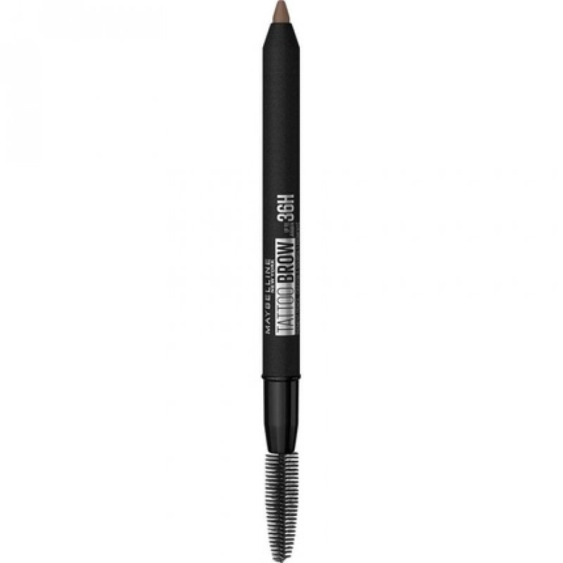 Maybelline New York Tattoo Brow 36H Waterproof Eyebrow Pencil with Brush No.6 Ash Brown