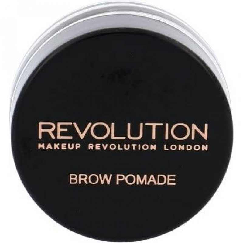Makeup Revolution Brow Pomade With Brush Medium Brown 2.50g