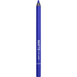 GOSH Matte Eyeliner in Bright Blue Creamy Soft Texture High Coverage Ideal for Smokey Eyes 008 Crazy Blue
