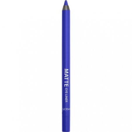 GOSH Matte Eyeliner in Bright Blue Creamy Soft Texture High Coverage Ideal for Smokey Eyes 008 Crazy Blue