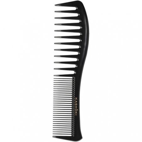 T4B KASHOKI Tomoko Comb with Coarse and Double Row Teeth for Natural Curls and Perm 19cm